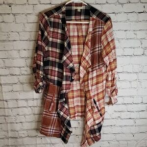 Cato Multicolor Plaid Women's Blazer